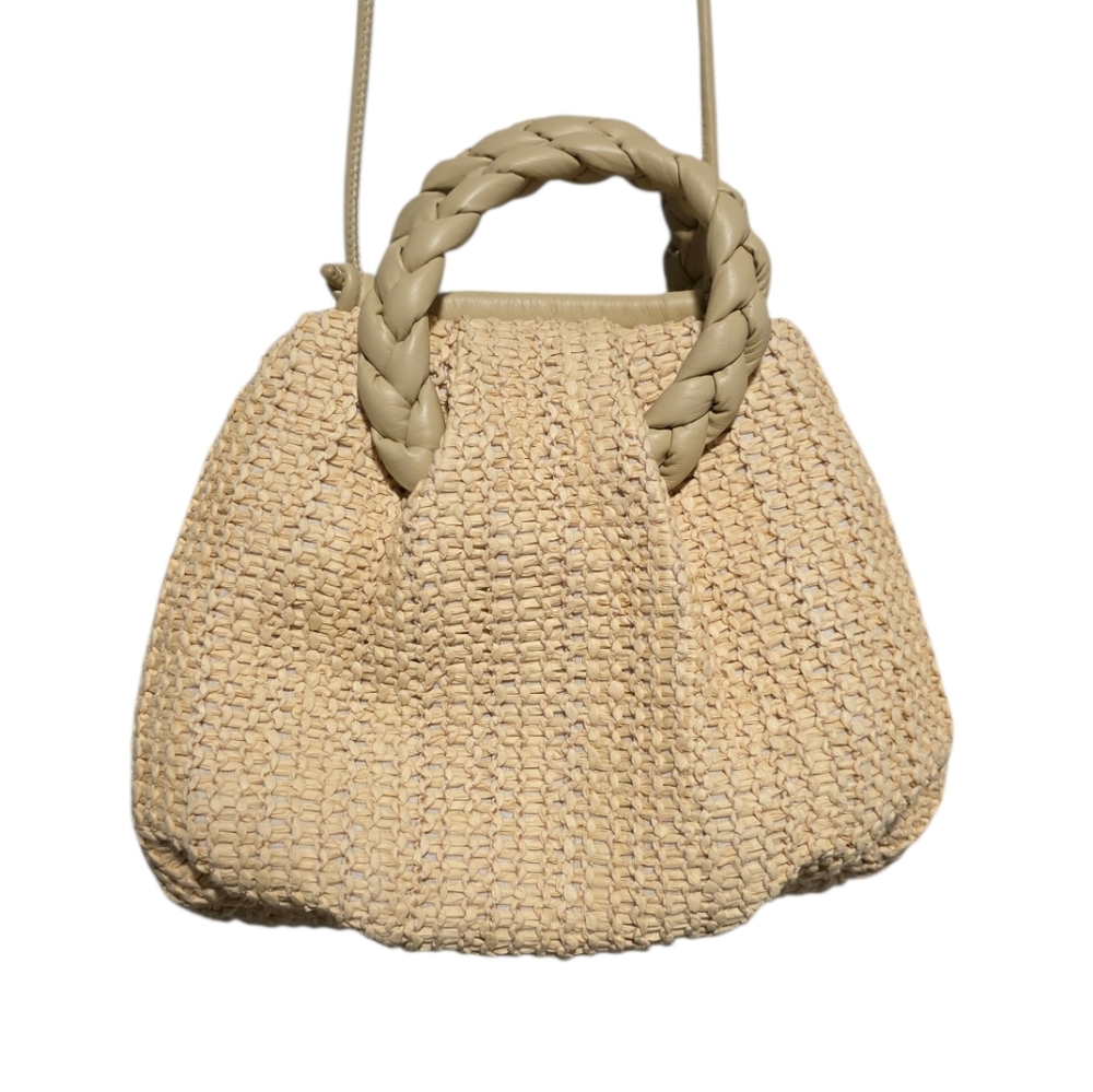 Hereu Bombom M Raffia Crossbody Bag in Natural - Picture 5 of 8